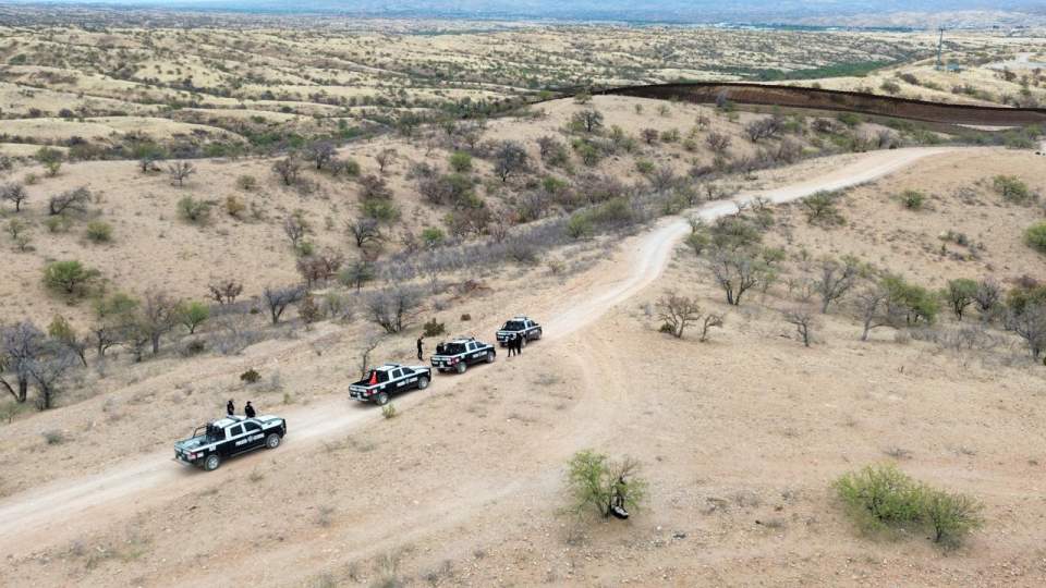 Realiza Gobierno de Sonora acciones policiales para la prevención del delito en zona fronteriza de Nogales